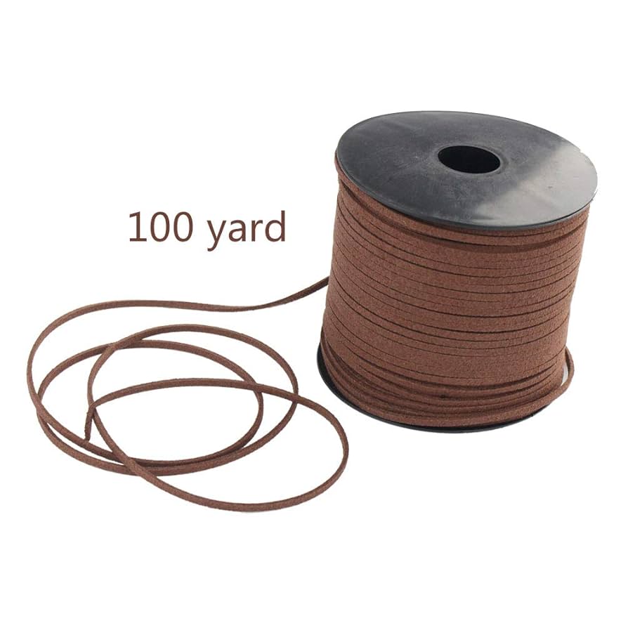 Amazon.com: Wobe 100 Yards Suede Cord, Leather Cord 2.6mm x